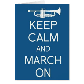 Guarde la calma y marzo encendido