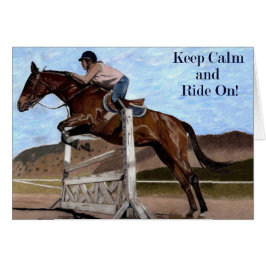 ¡Guarde la calma y monte encendido! Puente del