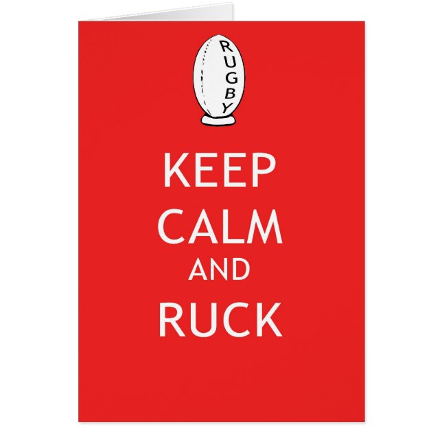 Guarde la calma y Ruck (Frente)