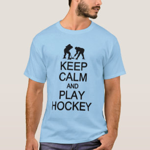 Guarde la camisa del hockey de la calma y del