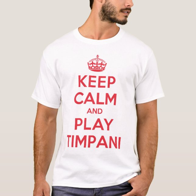 Guarde la camisa tranquila del Timpani del juego (Anverso)