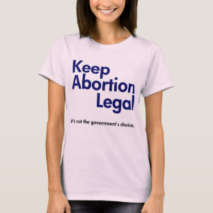 Guarde la camiseta legal del aborto