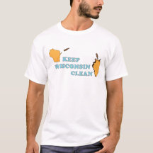 Guarde la camiseta limpia de Wisconsin