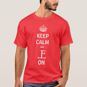 Guarde la camiseta tranquila del EL