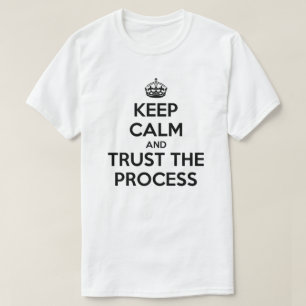 Guarde la confianza tranquila la camiseta de