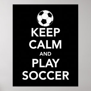 Guarde la impresión o el poster del fútbol de la