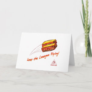 Guarde la tarjeta de felicitación del vuelo del