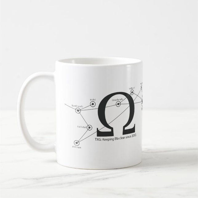 Guarde la taza de café clara del EFA (Izquierda)