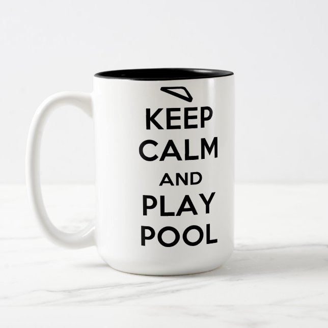 Guarde la taza de café de la piscina de la calma y (Izquierda)