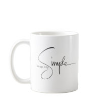 Guarde la taza simple de la vida