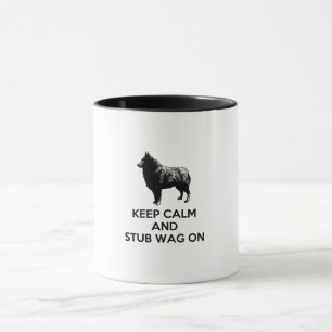 Guarde la taza tranquila del Schipperke