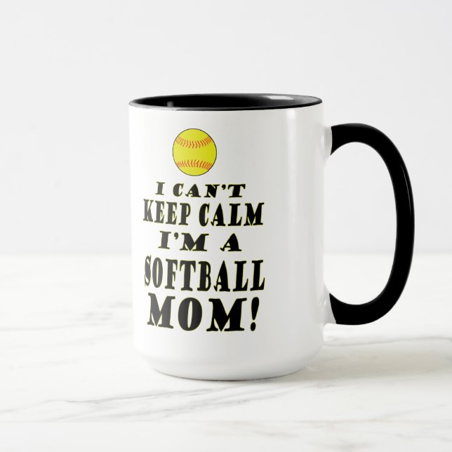 Guarde la taza tranquila del softball (Derecha)