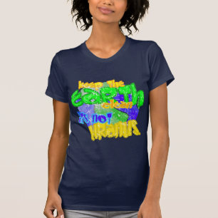 Guarde la tierra limpian su no camisa de Urano