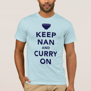 "Guarde NaN y el curry en" la camiseta de la