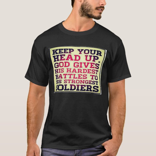 Guarde su cabeza encima de las camisetas (Anverso)