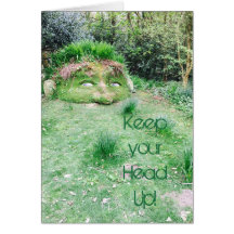 ¡Guarde su cabeza para arriba!