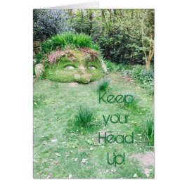 ¡Guarde su cabeza para arriba!