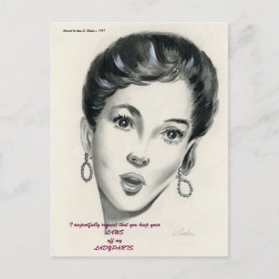 Guarde sus LEYES de mi postal de LADYPARTS