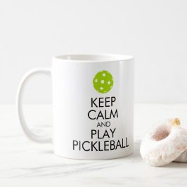 "GUARDE taza de café de la CALMA Y del JUEGO