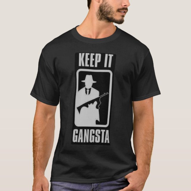 Guárdelo camiseta de Gangsta (Anverso)