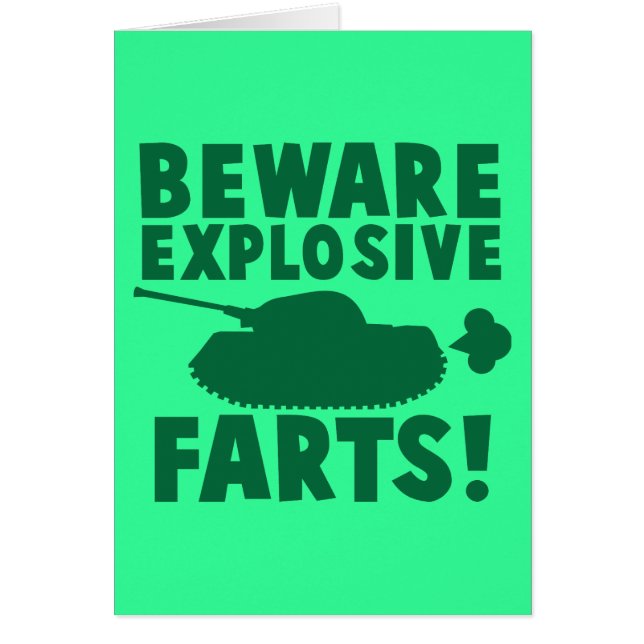 ¡Guárdese de EXPLOSIVO FARTS! (Frente)