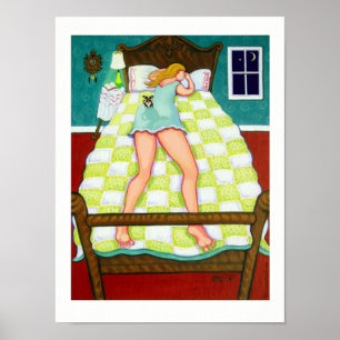 Guardia nocturna - impresión del poster de la