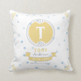 Guardia personalizada de almohada de bebé con estr