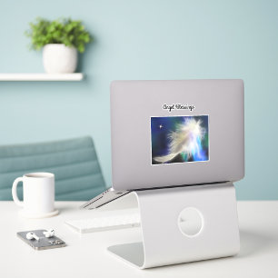 Guardian Angel Feather Vinyl Pegatina