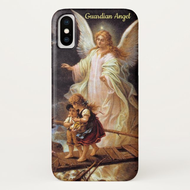 Guardian Angel iPhone X Funda (Reverso)