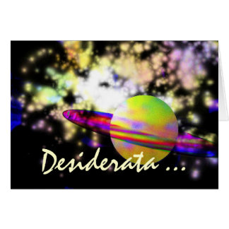 Guardián de la Galaxia DESIDERATA