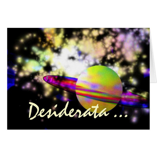 Guardián de la Galaxia DESIDERATA (Anverso (Horizontal))