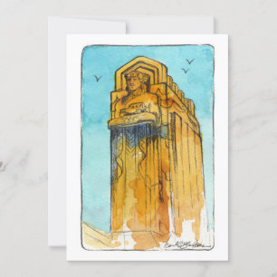 Guardián de la tarjeta plana de tráfico