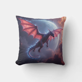 Guardián Majestuoso: Almohada de Dragón de Nebulos