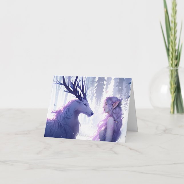 Guardianes de la tarjeta forestal Lavender (Anverso)