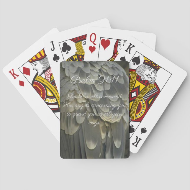 Guardias de ángel jugando cartas (Reverso)
