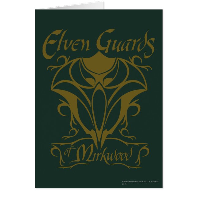 Guardias elfos del nombre de Mirkwood (Frente)