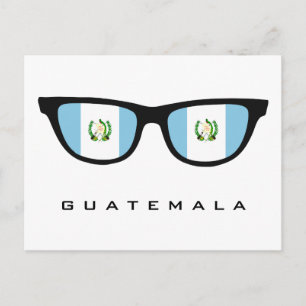 Guatemala sombras personalizado texto y postal col