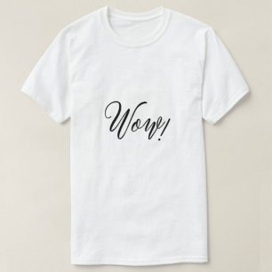 Guau Impreso blanco moderno   Camisetas para hombr