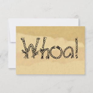 ¡Guau! Invitaciones de la fiesta de la piel de gal