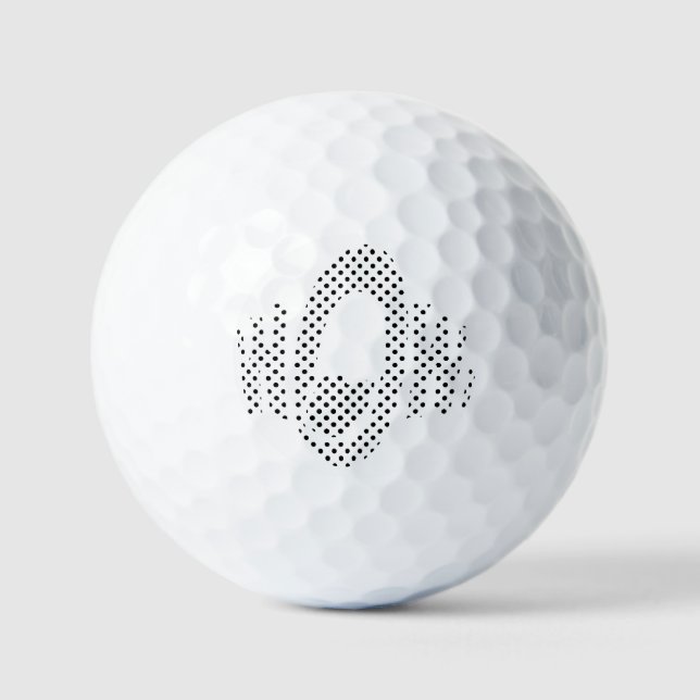 ¡GUau! Pelotas de Golf Personalizadas de Pop Art - (Anverso)