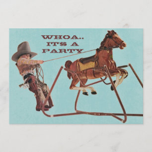 Guau Por Las Invitaciones De Los Vaqueros Occident