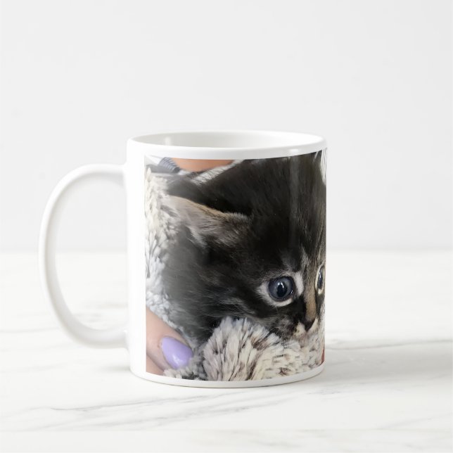 ¡Guau, te admiro! Taza de café de gato (Izquierda)