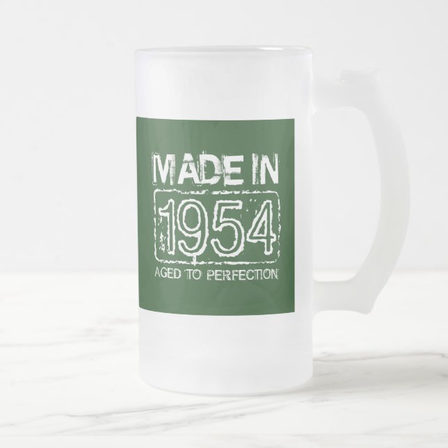 Guay 1954 envejecido a la taza de cerveza de la (Derecha)