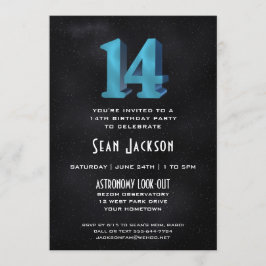 Guay 3D sobre la invitación a la fiesta de cumplea