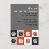 GUAY BASKETBALL Bar Mitzvah Invitación