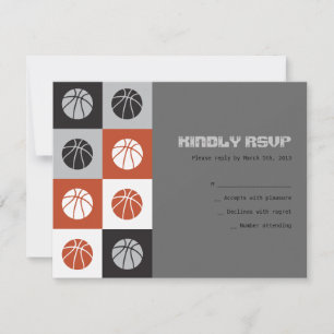 GUAY BASKETBALL Bar Mitzvah Invitación