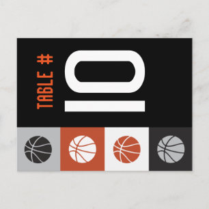 Guay BASKETBALL Bar Tarjeta de asiento de mesa Mit