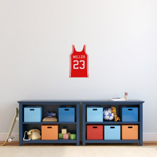Guay Basketball Jersey Small Sports Wall Decal