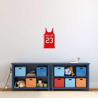 Guay Basketball Jersey Small Sports Wall Decal
