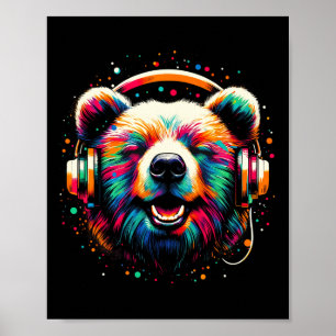 Guay Bear Auriculares Música Navidades de arte Cum